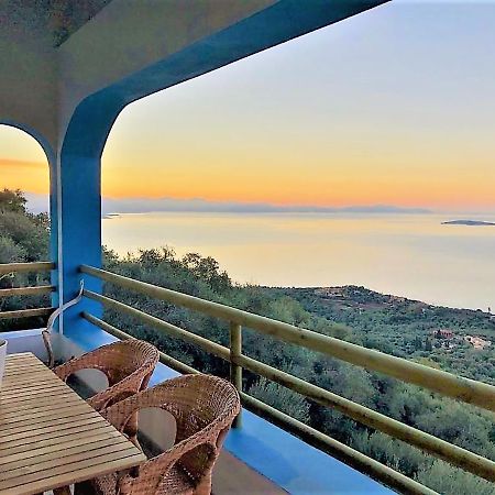House Tanna Of Villa Intaba Spectacular Sea Views Corfiot Riviera Spartilas Corfu Island Greece Close To Ipsos Beach Spartylas Bagian luar foto